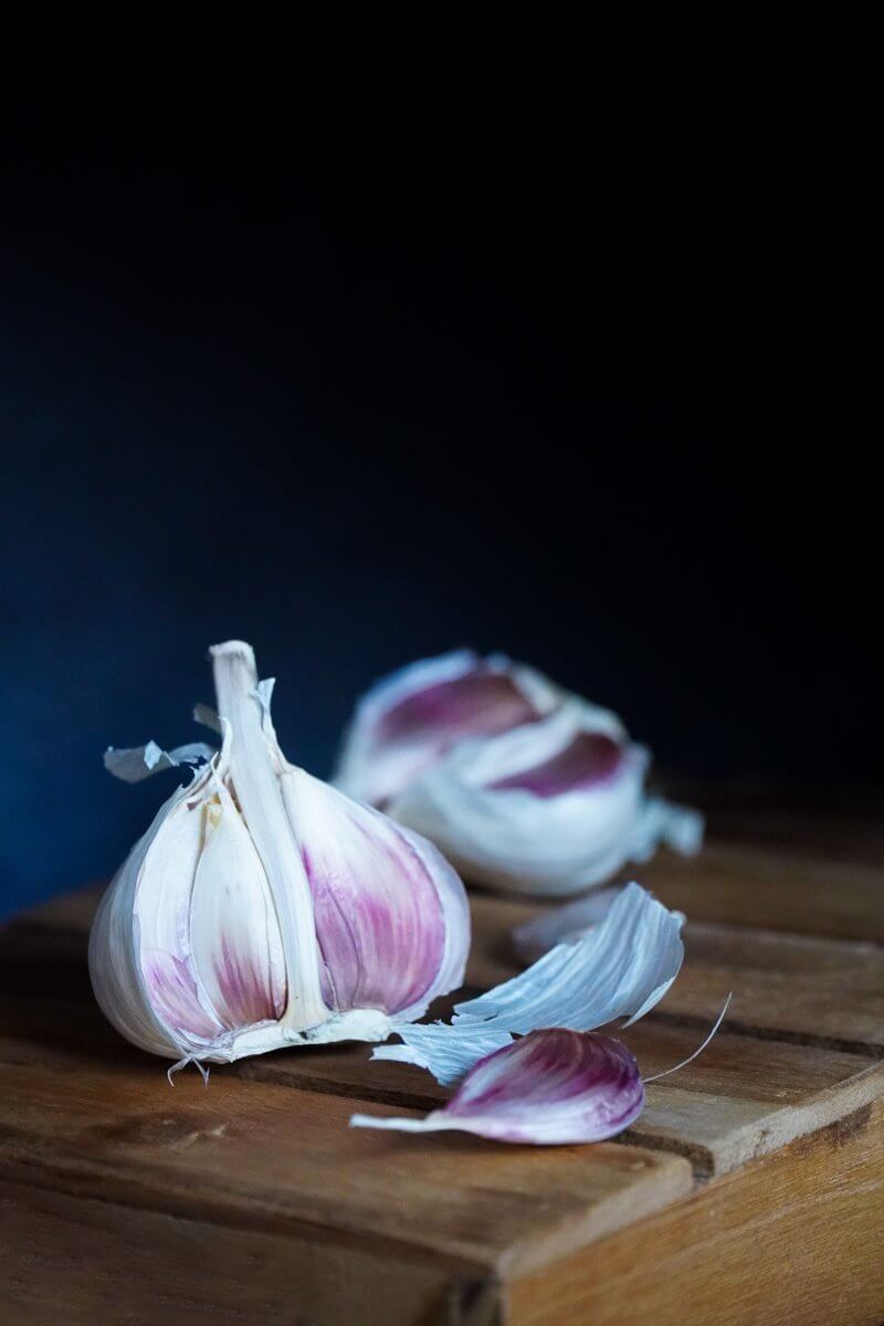 Garlic as a substitute for sweet onion.