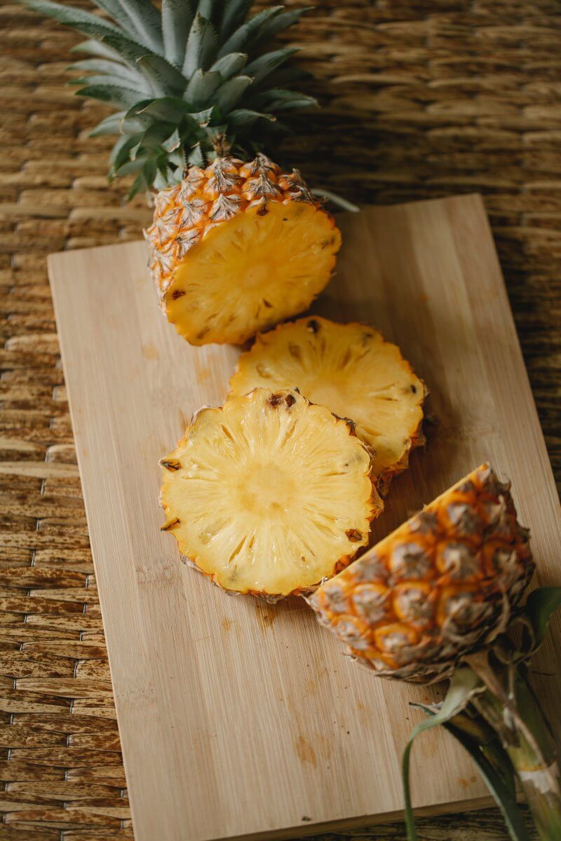 Pineapple as a substitute for mango chutney.