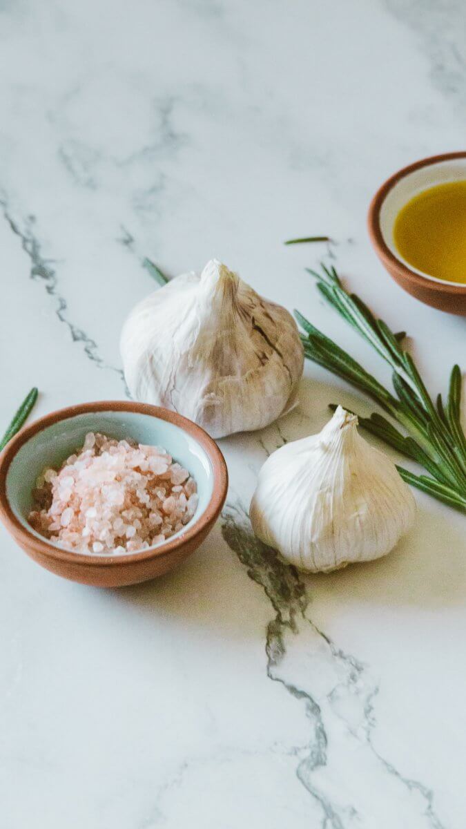 Garlic salt as a substitute for garlic powder.