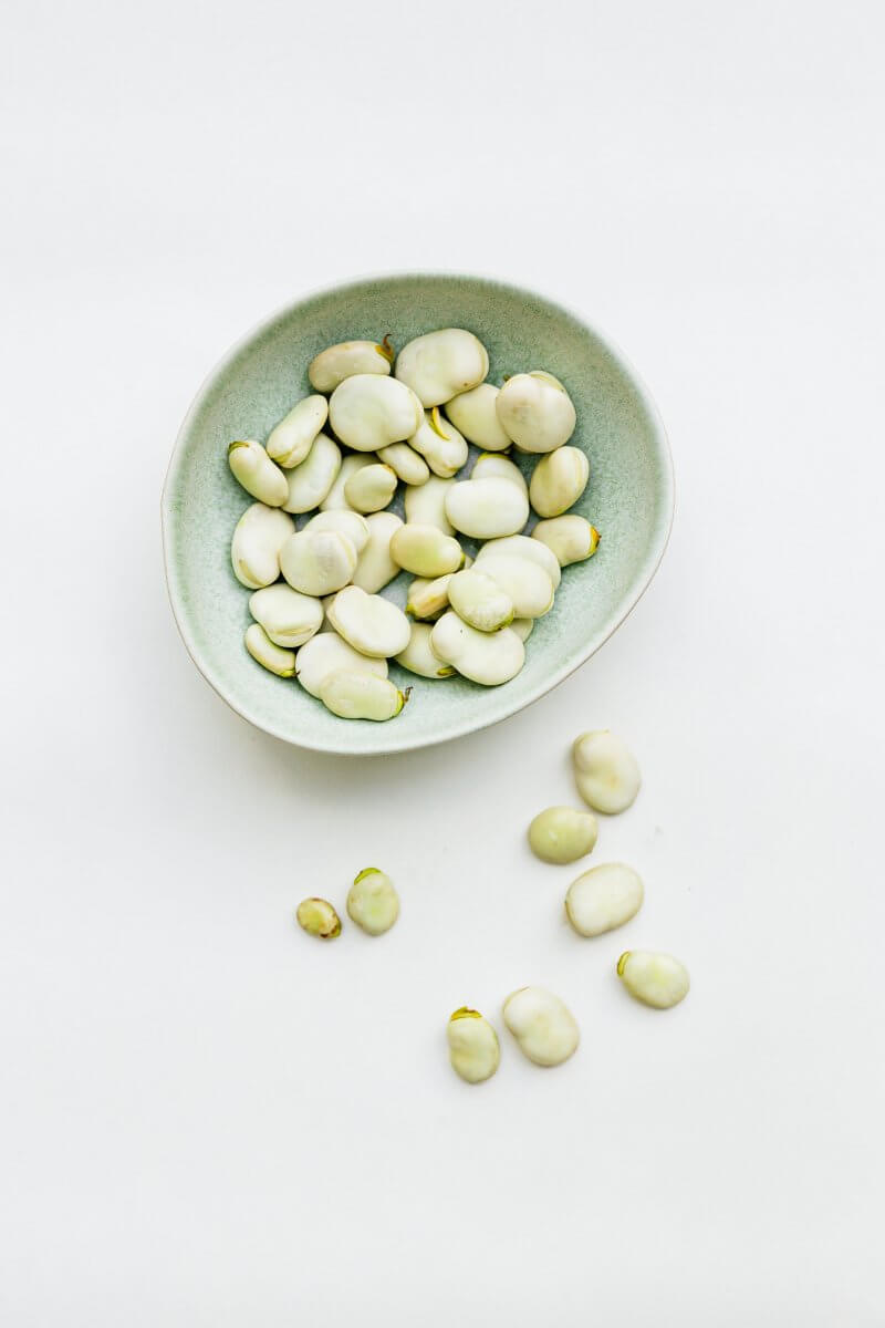 Lima beans as a substitute for peas.