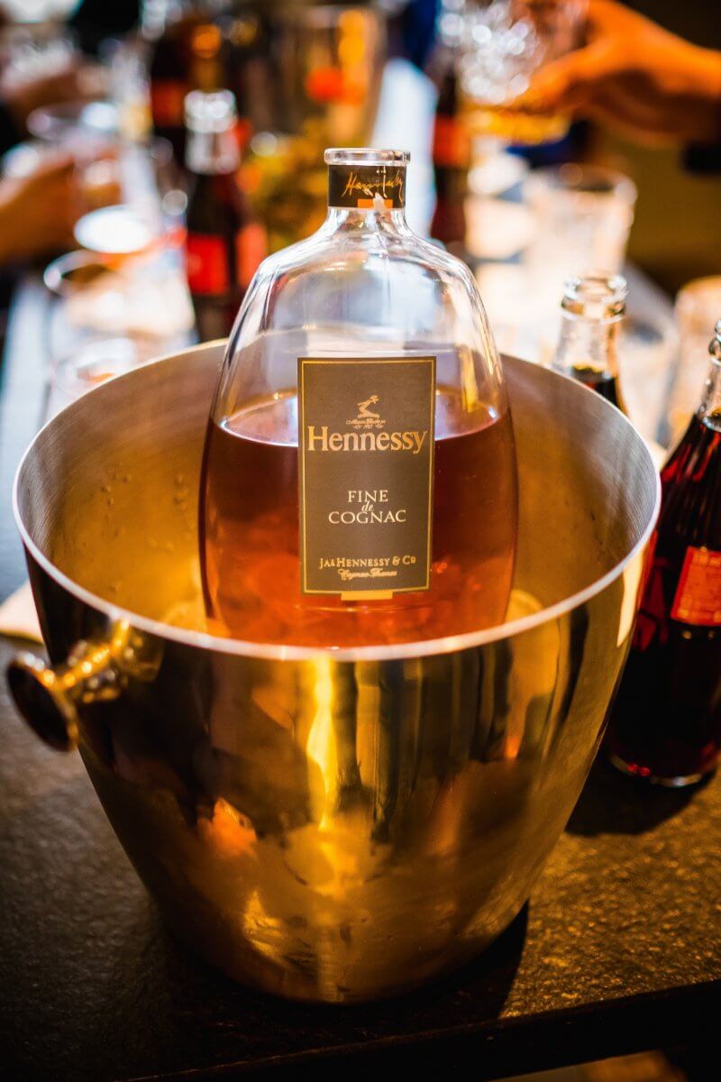 Cognac as a substitute for dark rum.