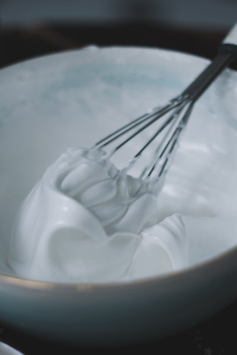 Bowl of cream as a substitute for milk.