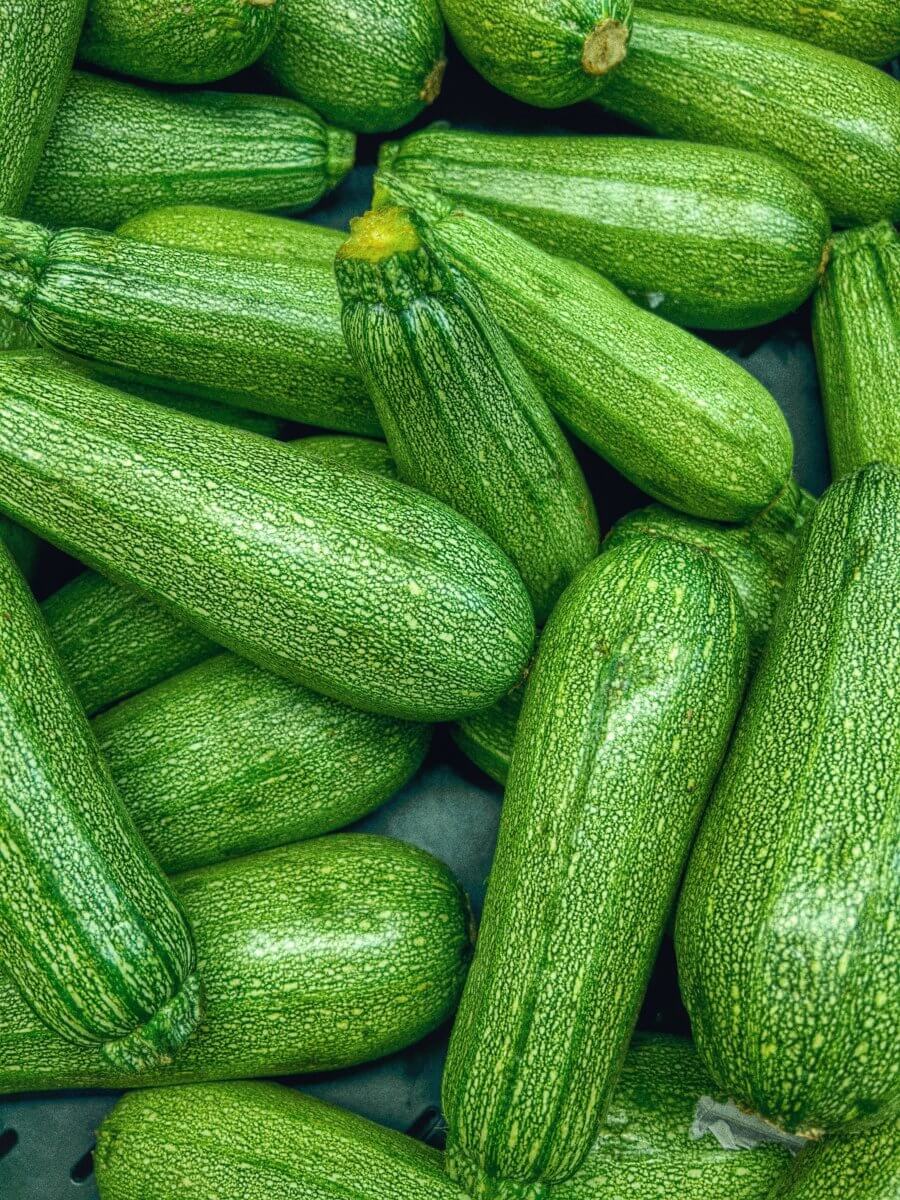 Zucchini and courgette as a substitute for eggplant.