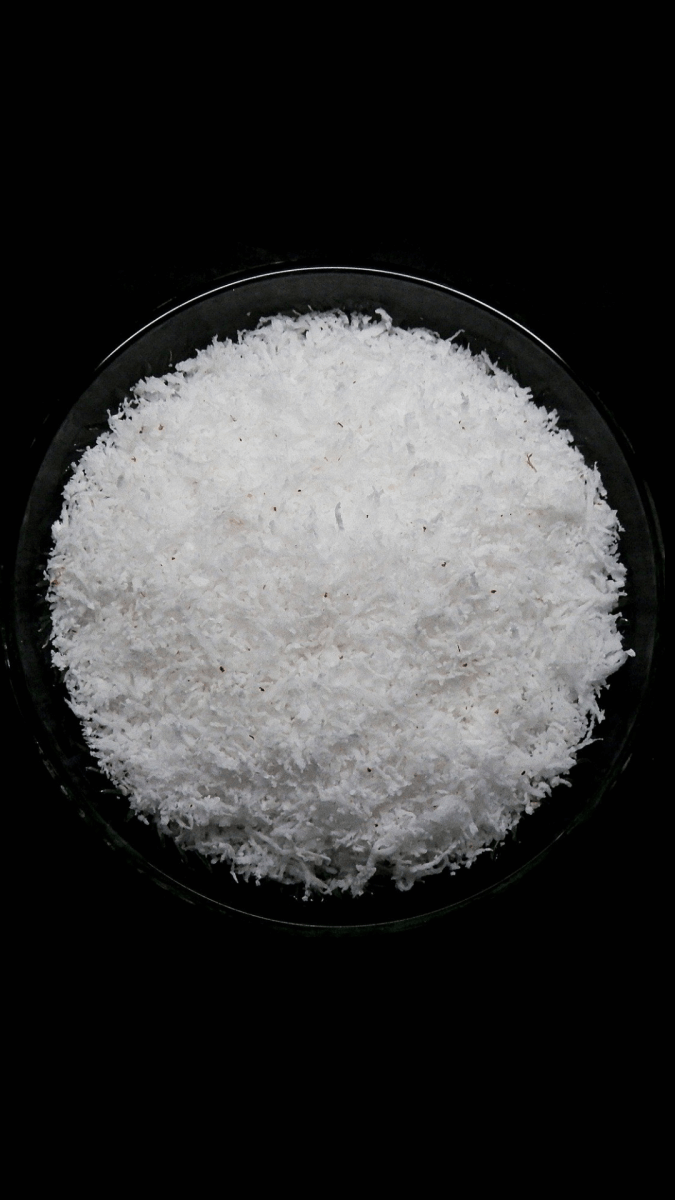 Desiccated coconut.