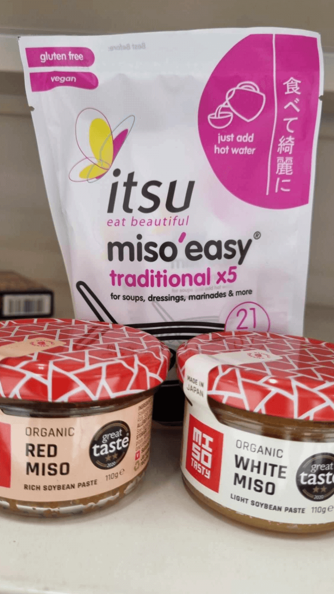 Miso Paste as a substitute for beef bullion.