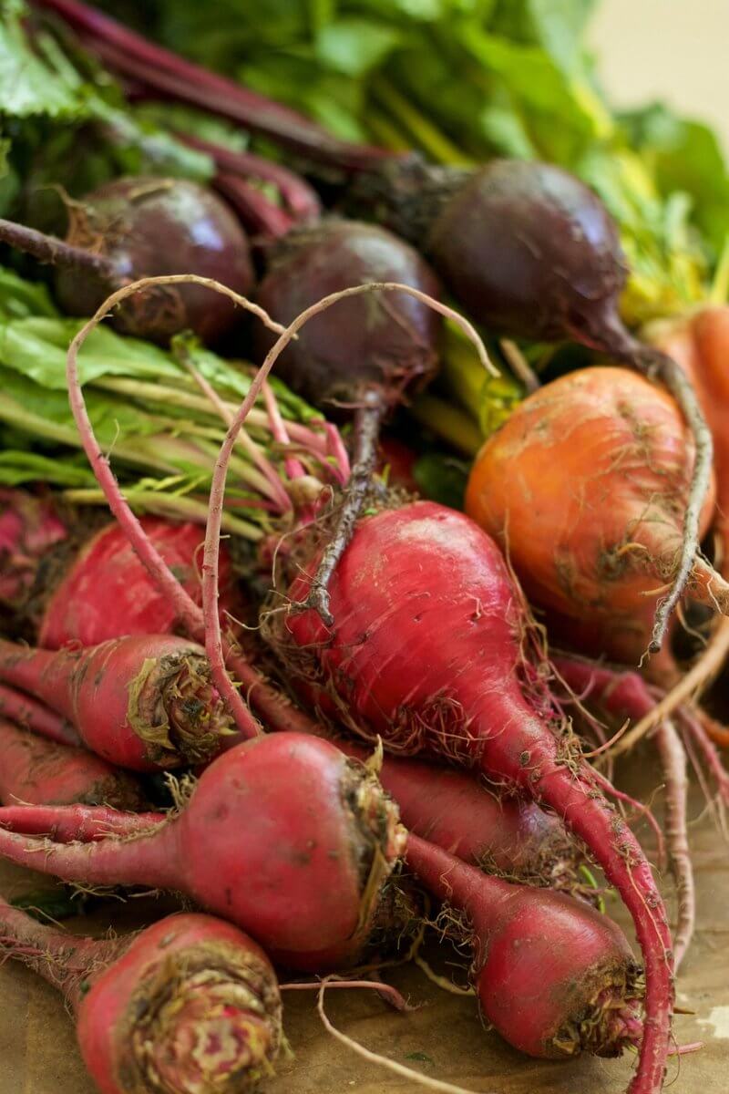 Beetroot as a substitute for carrots.