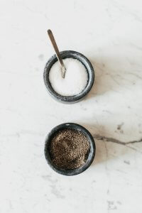 Iodized salt.