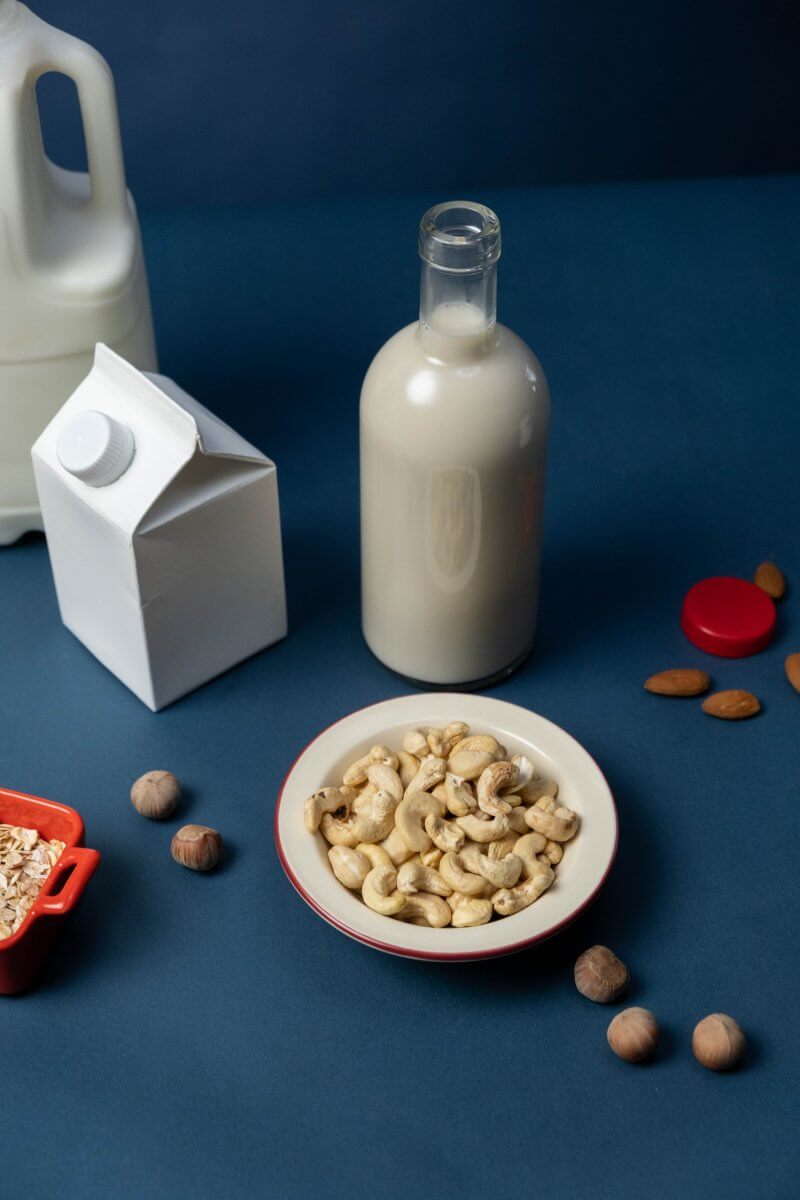 Nuts and soy milk