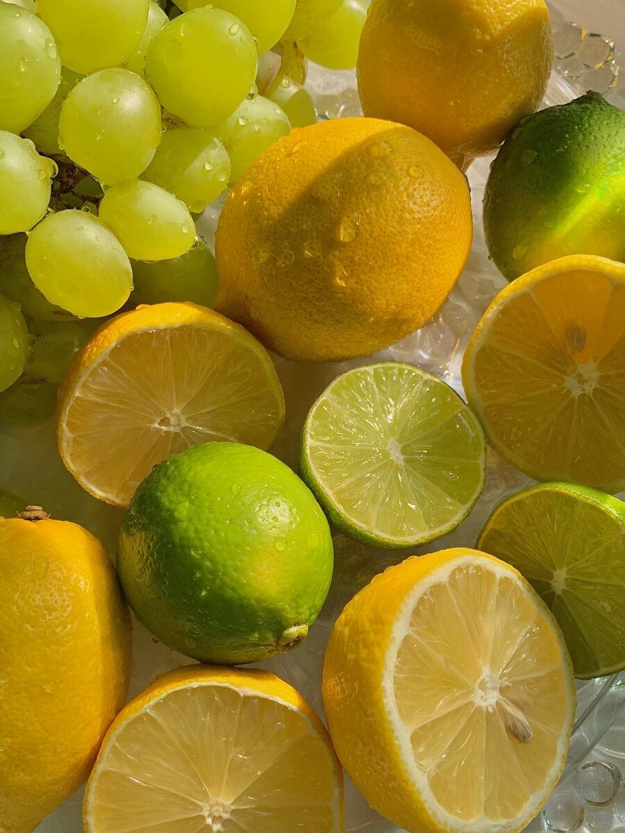 Lemon and lime juice as a substitute for apple juice.