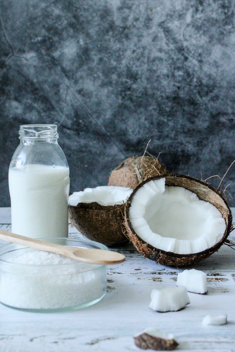 Coconut powder and milk