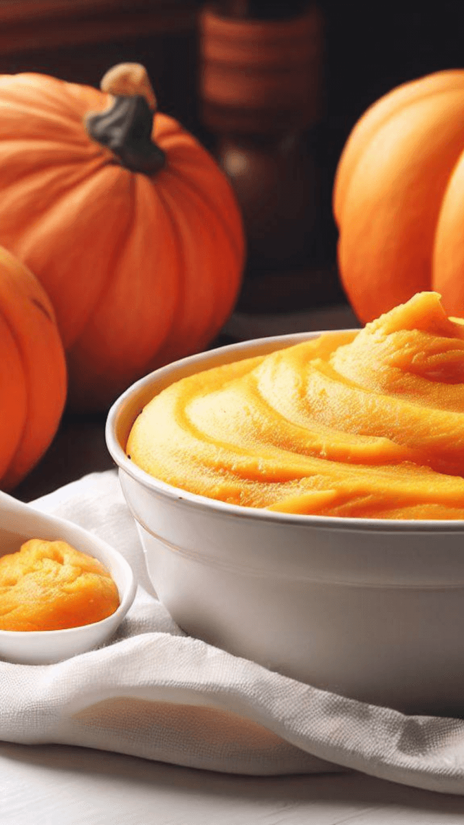 Pumpkin as a substitute for polenta.