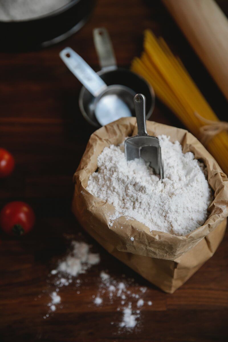 Flour as a substitute for semolina flour.