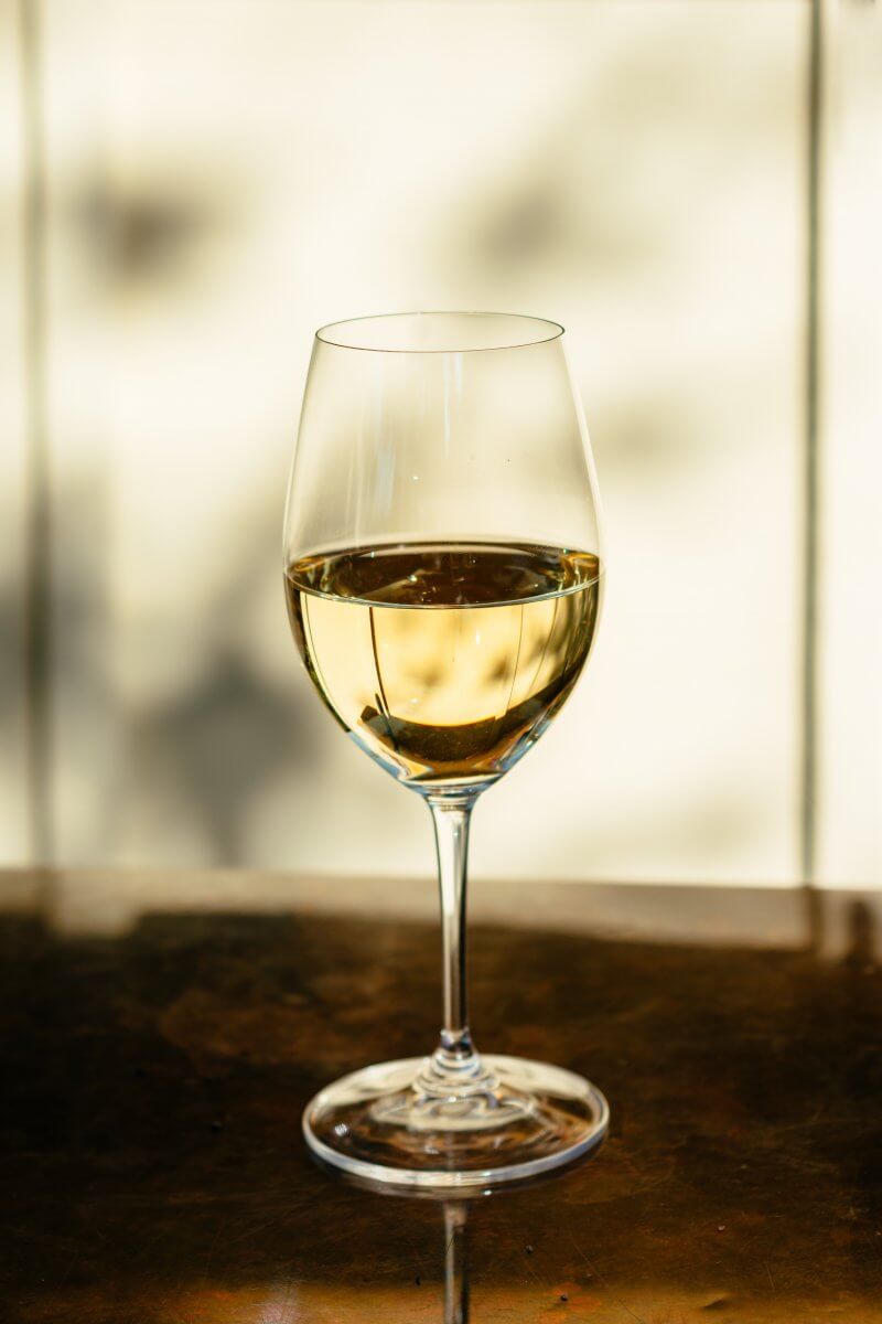 White wine as a substitute for apple cider.