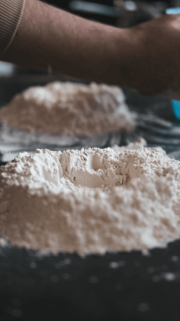 Tapioca flour as a substitute for potato flour.