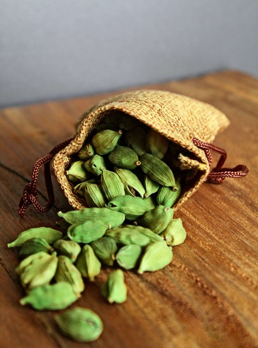 Cardamom as a substitute for mace.