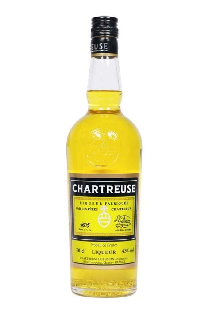 Chartreuse liqueur as a substitute for Galliano.