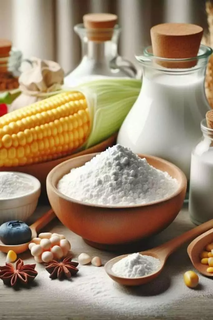 White Corn starch as a substitute for pectin.
