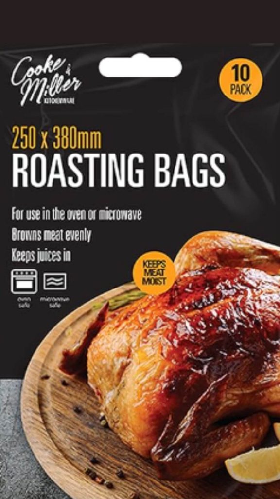 Roasting Bags as a substitute for kitchen twine.