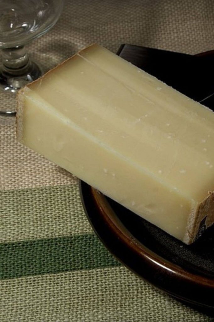 Gruyere cheese as a provolone substitute.