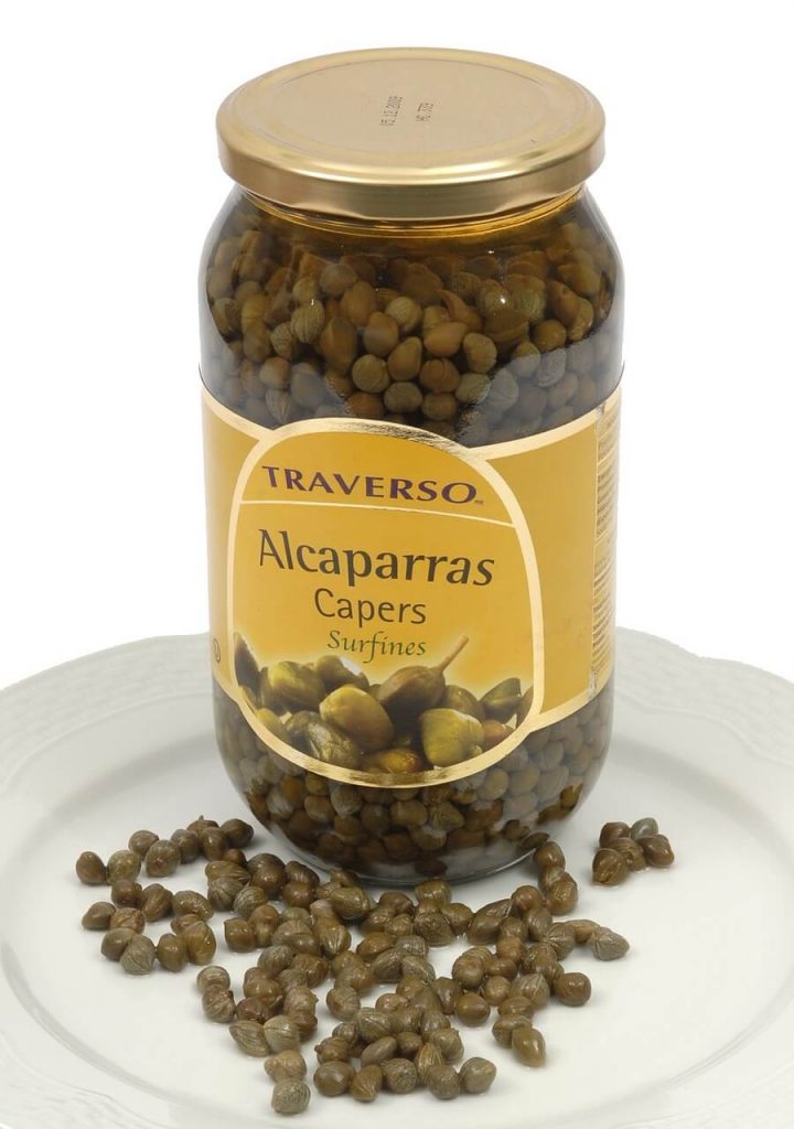 Capers as a relish substitute.
