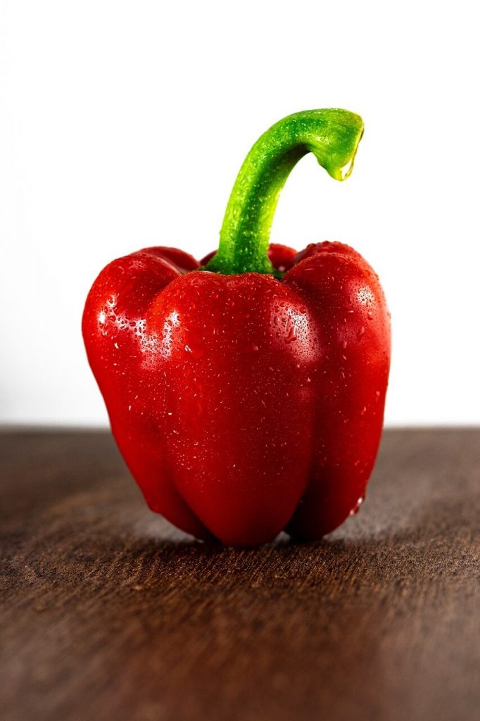 Red bell pepper as a substitute for tomato puree.