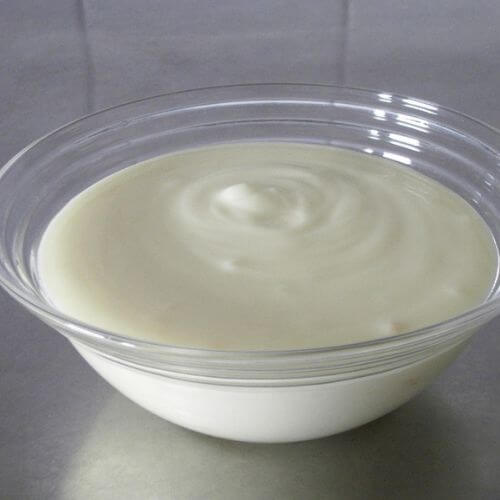 Greek Yogurt bowl as a substitute for butter in mc and cheese.