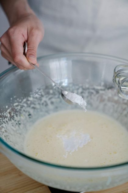 Cream of tartar as a substitute for baking soda in banana bread.