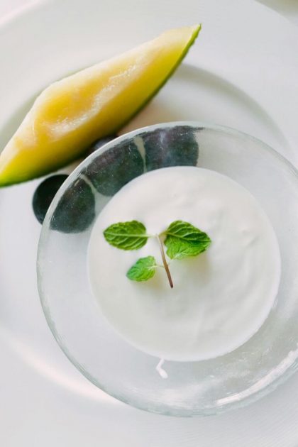 Yogurt as a substitute for baking soda in banana bread.
