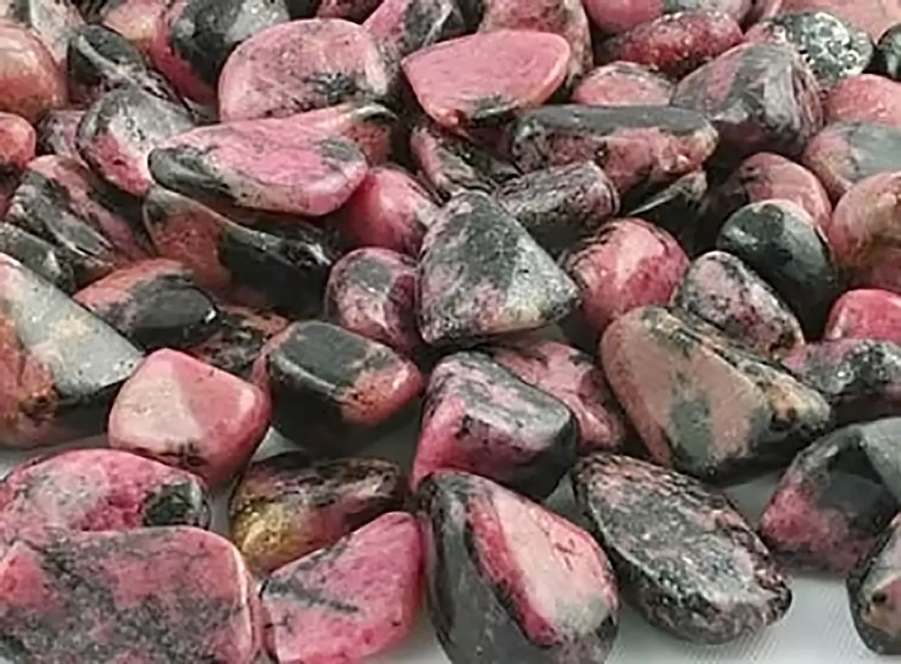 Rhodonite crystal