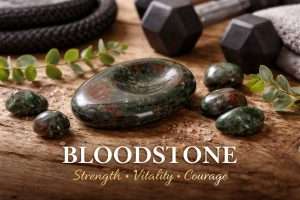 Bloodstone crystal
