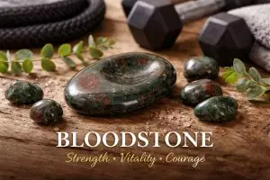 Bloodstone crystal
