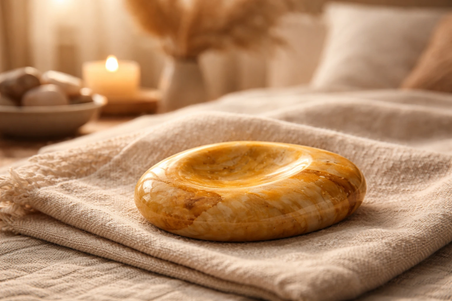 Yellow Jasper crystal